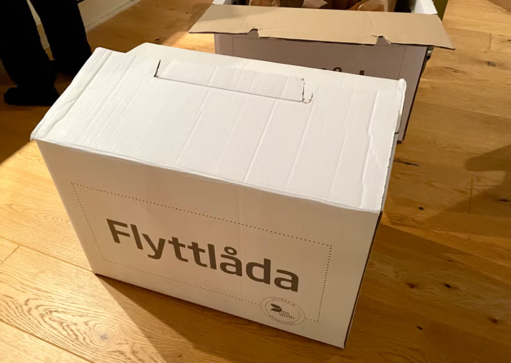flyttkartonger sverige flyttlåda online hemleverans förvaringslådor sverige billigt
